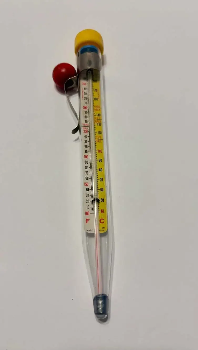 Vintage Acu-Rite Chaney Instrument Co. Deep Frying Candy and Jelly Thermometer